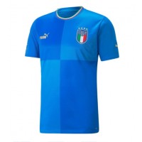 Camisa de Futebol Itália Equipamento Principal 2022 Manga Curta